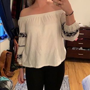 Never worn off the shoulder top